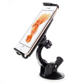 Universal Rotating Car Suction Cup Holder Mount for iPhone 6 Plus / iPad mini 4, Vertical Range: 110-160mm