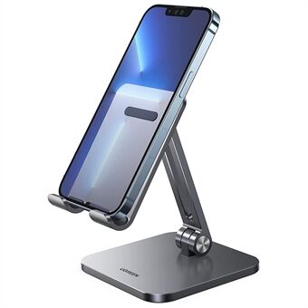 UGREEN 40392 Aluminum Foldable Desk Phone Stand Non-Slip Adjustable Tablet Holder for iPhone 13 Pro Max/Galaxy S21 S20/Huawei P30 Pro/P20/Redmi Note10