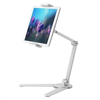 AP-7V Desktop/Wall Hanging Adjustable Angle Tablet Phone Holder Aluminum Alloy Bracket Stand