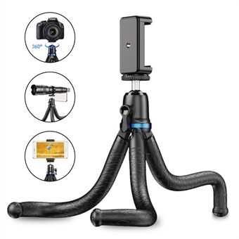 APEXEL APL-JJ10 Portable Octopus Tripod Flexible 360° Rotation Bracket Stand with Phone Holder
