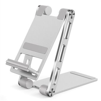 Universal Desktop Mobile Phone Tablet Holder Bracket Adjustable Foldable Aluminum Alloy Stand