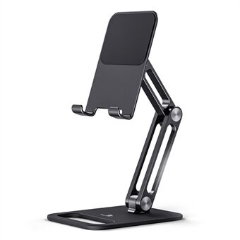 BONERUY P66 Foldable Tablet Stand Holder Aluminum Alloy Cell Phone Stand Desktop Mount Stand