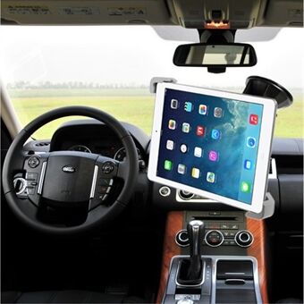 Universal Suction Cup Car Mount Holder for iPad Samsung Etc Tabs, Width: 17.7-27cm