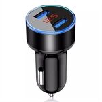 3.1A Fast Charging Dual USB Ports Cigarette Lighter Car Charger for 12V/24V Vehicles