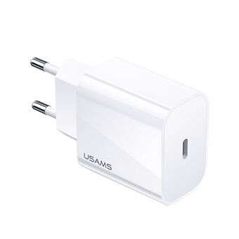 USAMS US-CC T34 PD Quick Charge Travel Charger 20W - EU Plug