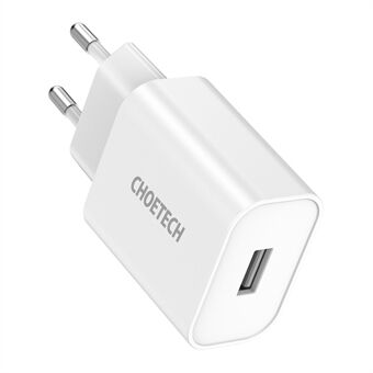 CHOETECH Q5002 12W USB-A Single Port 5V 2.4A Wall Charger Phone Tablet Charging Adapter