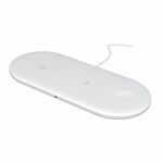 W48 15W 3 in 1 Wireless Charger Station Stand Pad Charging Dock Stand for iPhone Apple Watch Airpods
