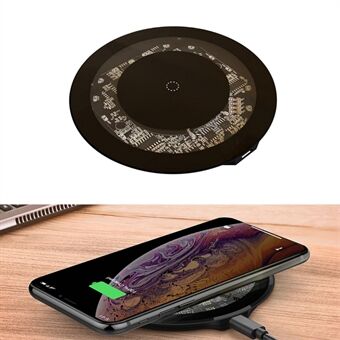 30W Qi Wireless Charger Fast Charging Pad for iPhone 12 11 Pro XS Max / Samsung Galaxy S8 S9 S10