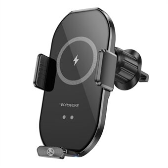 BOROFONE BH205 Wireless Car Charger Infrared Auto-Clamping Fast Charging Air Vent Phone Mount Holder