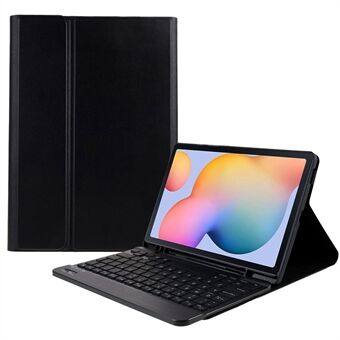 SK-P610D For Samsung Galaxy Tab S6 Lite (SM-P610) Colorful Backlit Bluetooth Keyboard with PU Leather Anti