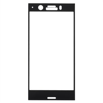 Tempered Glass Full Screen Coverage Protector Film for Sony Xperia XZ1 Compact - Black