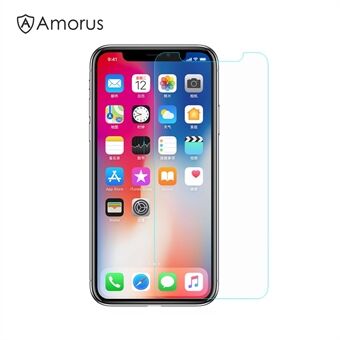 AMORUS for iPhone (2019) 5.8" / XS / X (Ten) Mobile Tempered Glass Screen Protector Arc Edge