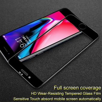 IMAK Pro+ Full Coverage Anti-explosion Tempered Glass Screen Protector for iPhone 8/7 4.7 inch - Black