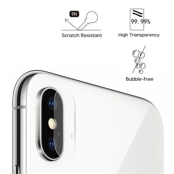 HAT PRINCE for iPhone XS / X 5.8 inch Tempered Glass Camera Lens Protector Film 0.2mm 9H 2.15D Arc Edge