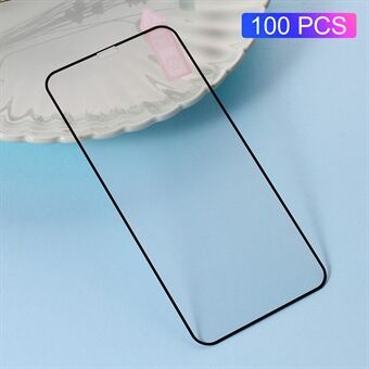 100PCS/Lot RURIHAI Silk Print Full Size Tempered Glass Screen Protector Film for iPhone (2019) 5.8" / XS/X 5.8 inch - Black
