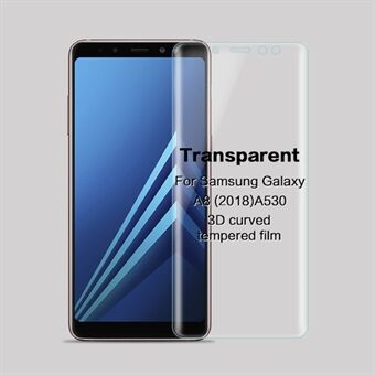 MOFI 3D Curved Complete Covering Tempered Glass Screen Protector for Samsung Galaxy A8 (2018) A530F