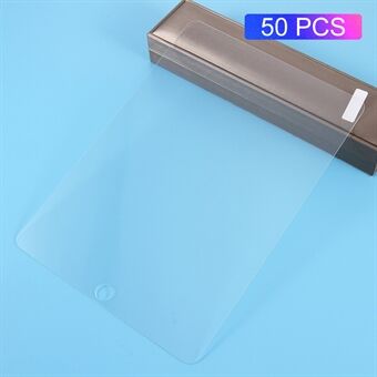 50Pcs/Set 0.3mm Tempered Glass Screen Protector Arc Edge for iPad 9.7-inch (2018)/9.7-inch (2017)/Air 2/Air