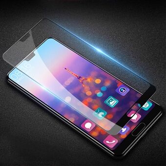 Silk Printing Full Size Tempered Glass Screen Protector Film (Arc Edge) for Huawei P20 Pro