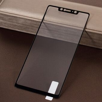 Silk Printing Full Size Tempered Glass Screen Guard Film for Xiaomi Mi 8 (6.21-inch) - Black