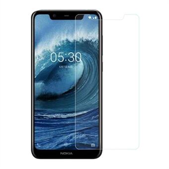 For Nokia 5.1 Plus 0.3mm Arc Edge Tempered Glass Screen Protector Film