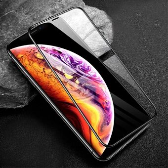 MOCOLO 3D Curved Full Glue Cold Carving Tempered Glass Screen Protector for iPhone (2019) 6.5" / XS Max 6.5 inch - Black