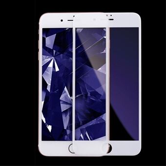KINGXBAR 2.5D Silk Print Anti-blue-ray Full Covering Tempered Glass Screen Protection Film for iPhone 8 / 7 4.7 inch