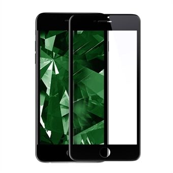KINGXBAR 3D Curved Silk Printing Clear Tempered Glass Screen Film for iPhone 8 Plus / 7 Plus Full Cover