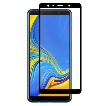 HAT PRINCE Full Glue Full Size 0.26mm 9H 2.5D Arc Edge Tempered Glass Screen Protector for Samsung Galaxy A7 (2018)