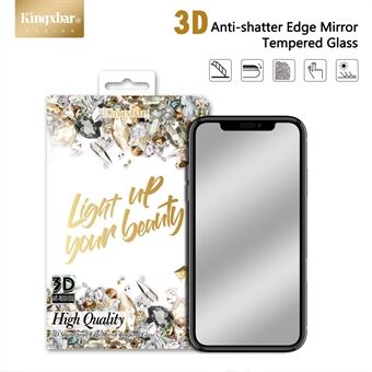 KINGXBAR 3D Anti-shatter Edge Mirror Tempered Glass Full Screen Protector for iPhone (2019) 5.8 inch / XS / X 5.8 inch