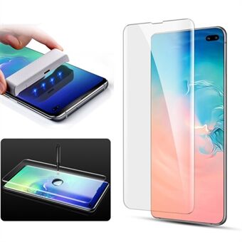 MOCOLO for Samsung Galaxy S10 Plus 3D Curved Full Cover [UV Light Irradiation] Tempered Glass Screen Protector UV Film