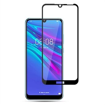 AMORUS Full Glue Silk Printing Tempered Glass Full Screen Protector for Huawei Y6s (2019)/Y6 (2019, without Fingerprint Sensor)/Honor 8A