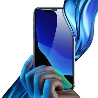 BASEUS for iPhone 11 Pro Max 6.5 inch (2019) / XS Max 0.3mm Anti-blue-ray Full-screen Curved Tempered Glass Screen Shields [2Pcs/Pack] - Black
