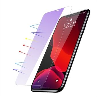 BASEUS 2 PCS 0.15mm Secondary Hardening Full-glass Anti-bluelight Tempered Glass Film+Installation Tool for iPhone 11 Pro 5.8 inch (2019) /XS/X