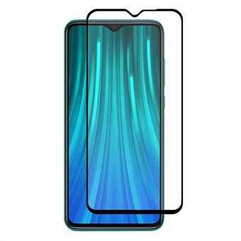 HAT PRINCE for Xiaomi Redmi Note 8 Pro Full Glue Full Size 0.26mm 9H 2.5D Arc Edge Tempered Glass Screen Protector