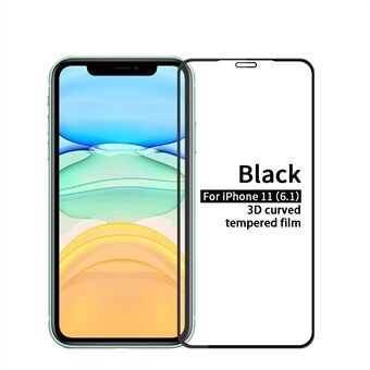 MOFI 3D Curved Tempered Glass Complete Covering Screen Guard Film for iPhone 11 6.1-inch