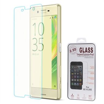 For Sony Xperia X Tempered Glass Screen Protector 0.25mm Arc Edge