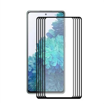 5Pcs/Set HAT-PRINCE Full Glue Protector [Ultra-thin Unlock Version] 0.2mm 9H 2.5D Full Covering Screen Film for Samsung Galaxy S20 FE/S20 Fan Edition/S20 FE 5G/S20 Fan Edition 5G