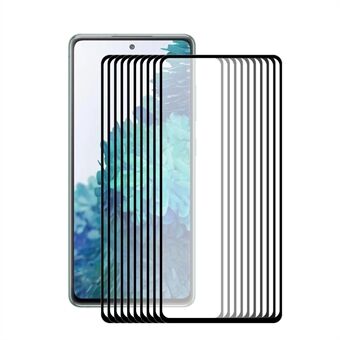10Pcs/Set HAT-PRINCE Full Glue Protector [Ultra-thin Unlock Version] 0.2mm 9H 2.5D Full Covering Screen Film for Samsung Galaxy S20 FE/S20 Fan Edition/S20 FE 5G/S20 Fan Edition 5G