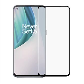 Complete Covering for OnePlus Nord N10 5G Black Edges Tempered Glass Screen Film [Full Glue]