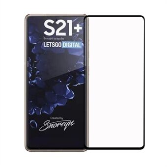 For Samsung Galaxy S21+ 5G Full Glue Full Cover Tempered Glass Screen Protector with Black Edges
