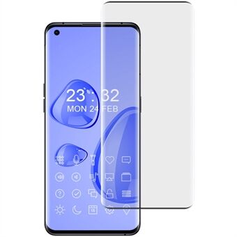 IMAK 3D Curved Tempered Glass Full Screen Covering Film Side Glue for Oppo Find X3/Find X3 Pro