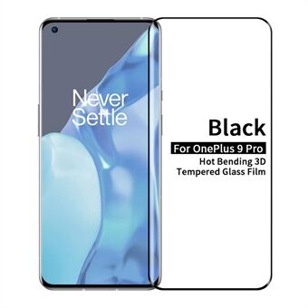 PINWUYO 3D Curved Full Coverage Full Glue Hot Bending Tempered Glass Screen Protector for OnePlus 9 Pro