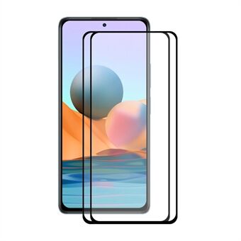 2PCS/Set HAT-PRINCE for Xiaomi Redmi Note 10 Pro / Note 10 Pro Max 0.26mm 9H Full Glue Full Screen Tempered Glass Protector Films