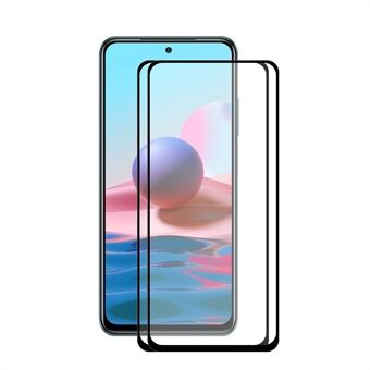2pcs HAT PRINCE for Xiaomi Redmi Note 10 4G/Note 10S 0.26mm 9H Full Screen Tempered Glass Protector Films