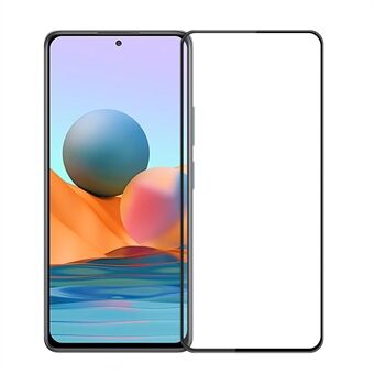PINWUYO 3D Large Arc Full Size Anti-fingerprint Ultra Clear Full Glue Tempered Glass Screen Protector for Xiaomi Redmi Note 10 Pro/Note 10 Pro Max