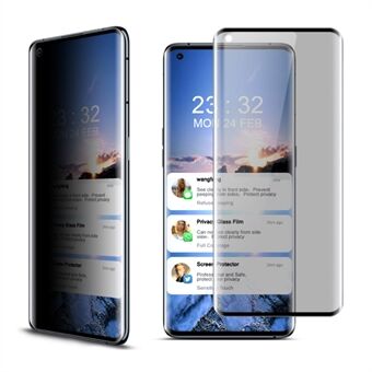 IMAK Anti-Peep 3D Curved Full Coverage Tempered Glass Screen Protector for Oppo Find X3 Pro / Oppo Find X3