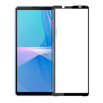 PINWUYO Ultra Clear Anti-fingerprint Anti-explosion Tempered Glass Screen Protector (Full Glue) for Sony Xperia 10 III (Global Version)