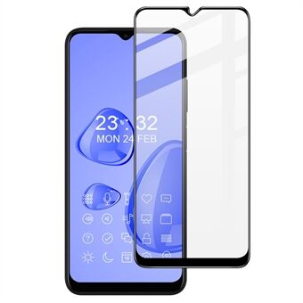 IMAK Pro+ Series Full Coverage Full Glue Ultra Clear 9H Hardness Tempered Glass Screen Protector Bubble-Free Film for Samsung Galaxy A03s (164.2 x 75.9 x 9.1mm)