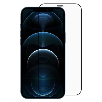 TOTU AB-057 Full Coverage Full Glue Clear Silk Printing Tempered Glass Screen Protector with Dust-Proof Speaker Shield for iPhone 12 / 12 Pro 6.1 inch