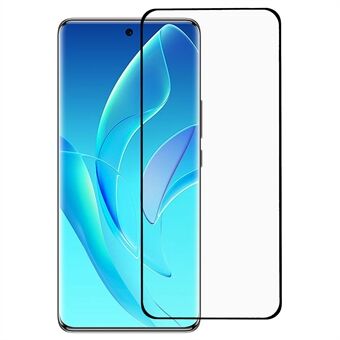 RURIHAI for Honor 60 Pro Wear-resistant 3D Curved 0.26mm High Aluminium-silicon Glass HD Anti-explosion Full Glue Full Coverage Screen Protector [Fingerprint Unlock Version]